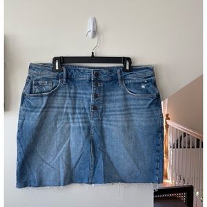 Old Navy OG Straight Button Front Skirt